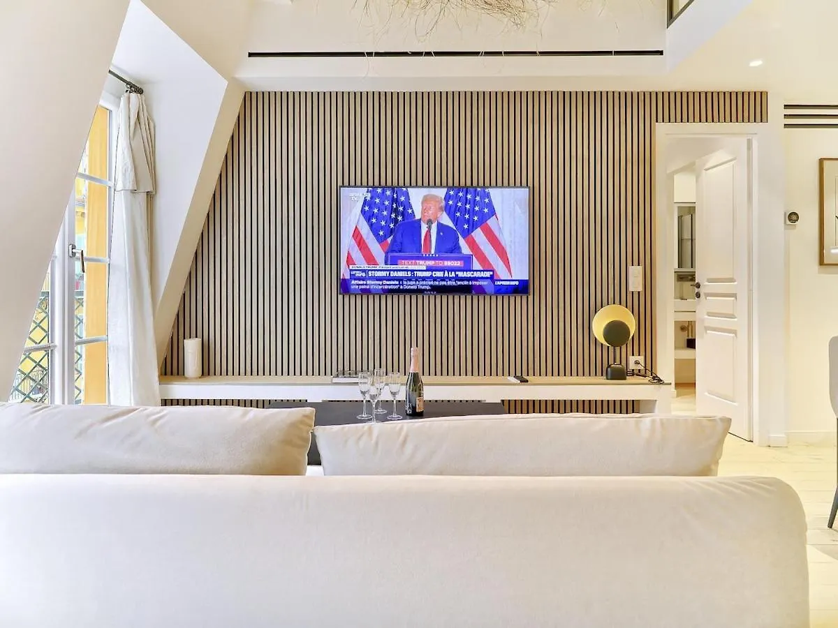 Hyper Centre-Duplex De Charme- Luxe-Clim Reversible- 10Mn Place Massena Nice 0*,