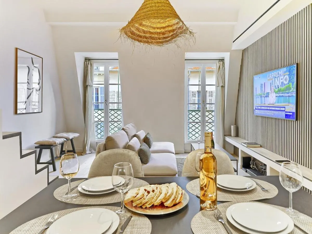 Apartment Hyper Centre-Duplex De Charme- Luxe-Clim Reversible- 10Mn Place Massena Nice France
