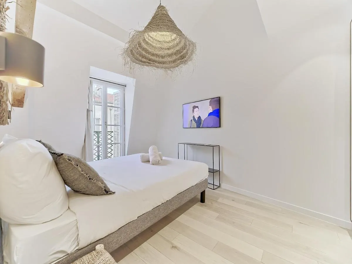 Hyper Centre-Duplex De Charme- Luxe-Clim Reversible- 10Mn Place Massena ニース アパート
