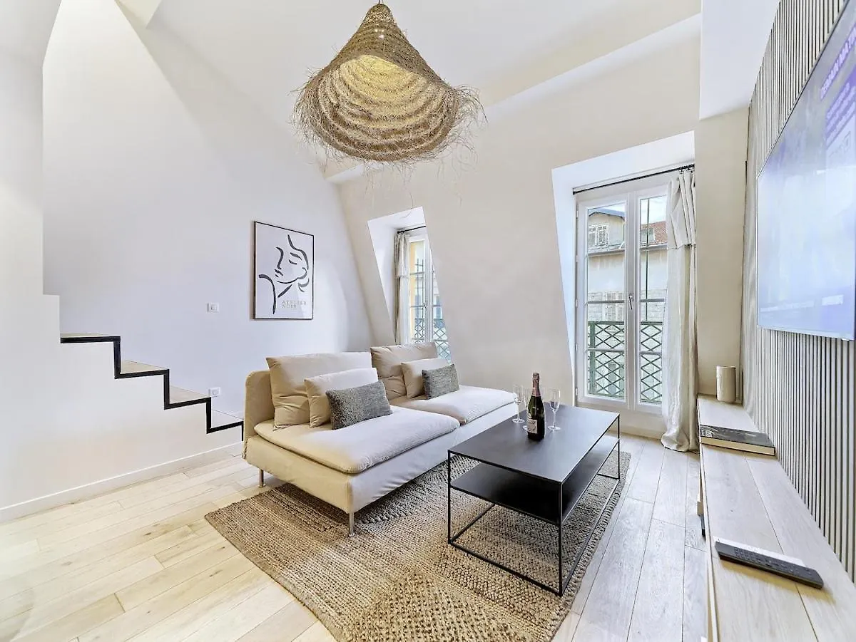 Hyper Centre-Duplex De Charme- Luxe-Clim Reversible- 10Mn Place Massena ニース
